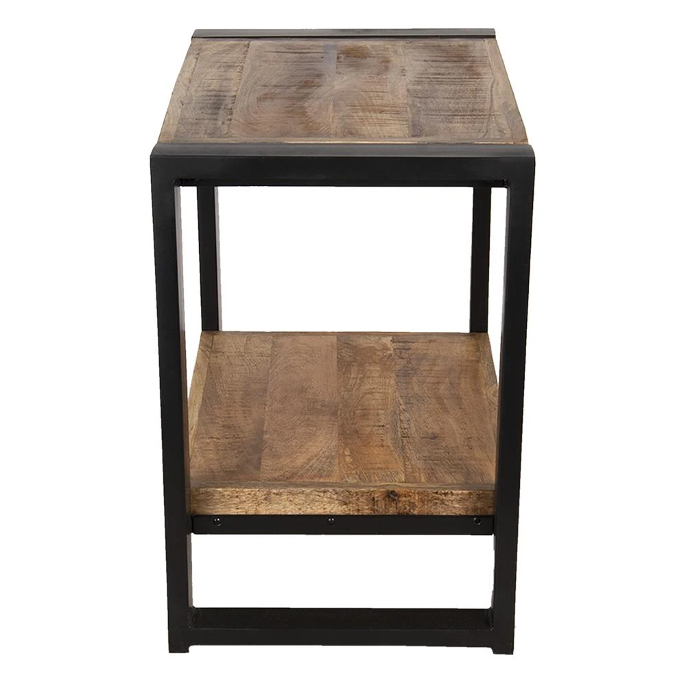 Clayre & Eef Nachtkastje 60x40x60 Cm Bruin Hout Bijzettafel 6 Clayre & Eef Nachtkastje 60x40x60 Cm Bruin Hout Bijzettafel - Afbeelding 4