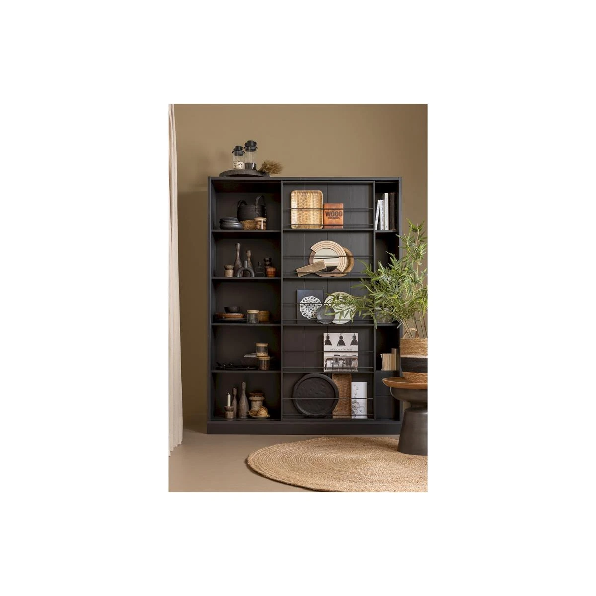 WOOOD Ross Vloerkleed - Jute - Naturel - 1x150x150 7 WOOOD Ross Vloerkleed - Jute - Naturel - 1x150x150 - Afbeelding 5