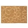 Clayre & Eef Deurmat 60x40 Cm Bruin Kokosvezel Pvc Rechthoek Bloemen -Meubels Voor Thuis 9843197