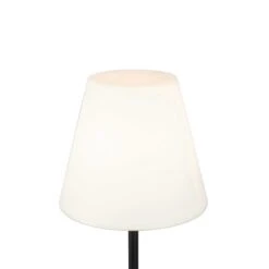 QAZQA Buiten Vloerlamp Zwart Met Witte Kap 35 Cm IP65 - Virginia 16 QAZQA Buiten Vloerlamp Zwart Met Witte Kap 35 Cm IP65 - Virginia -Meubels Voor Thuis 9852292
