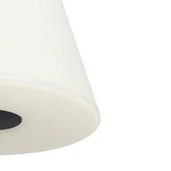 QAZQA Buiten Vloerlamp Zwart Met Witte Kap 35 Cm IP65 - Virginia 19 QAZQA Buiten Vloerlamp Zwart Met Witte Kap 35 Cm IP65 - Virginia -Meubels Voor Thuis 9852302