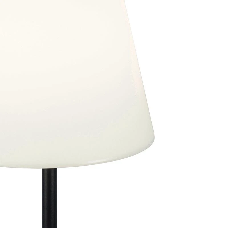 QAZQA Buiten Vloerlamp Zwart Met Witte Kap 35 Cm IP65 - Virginia 11 QAZQA Buiten Vloerlamp Zwart Met Witte Kap 35 Cm IP65 - Virginia - Afbeelding 9