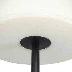 QAZQA Buiten Vloerlamp Zwart Met Witte Kap 35 Cm IP65 - Virginia 22 QAZQA Buiten Vloerlamp Zwart Met Witte Kap 35 Cm IP65 - Virginia -Meubels Voor Thuis 9852313