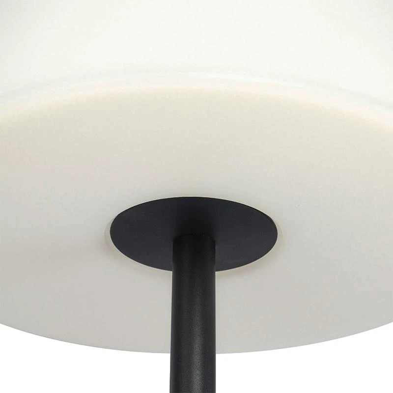 QAZQA Buiten Vloerlamp Zwart Met Witte Kap 35 Cm IP65 - Virginia 12 QAZQA Buiten Vloerlamp Zwart Met Witte Kap 35 Cm IP65 - Virginia - Afbeelding 10