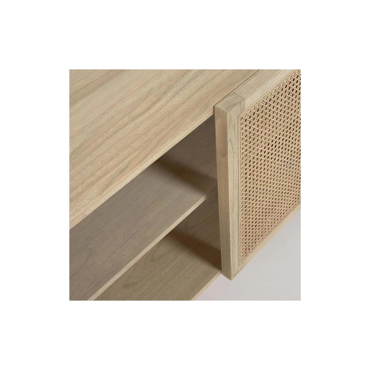 Kave Home - Rexit 4-deurs Massief En Gefineerd Wit Cederhouten 16 Kave Home - Rexit 4-deurs Massief En Gefineerd Wit Cederhouten - Afbeelding 14