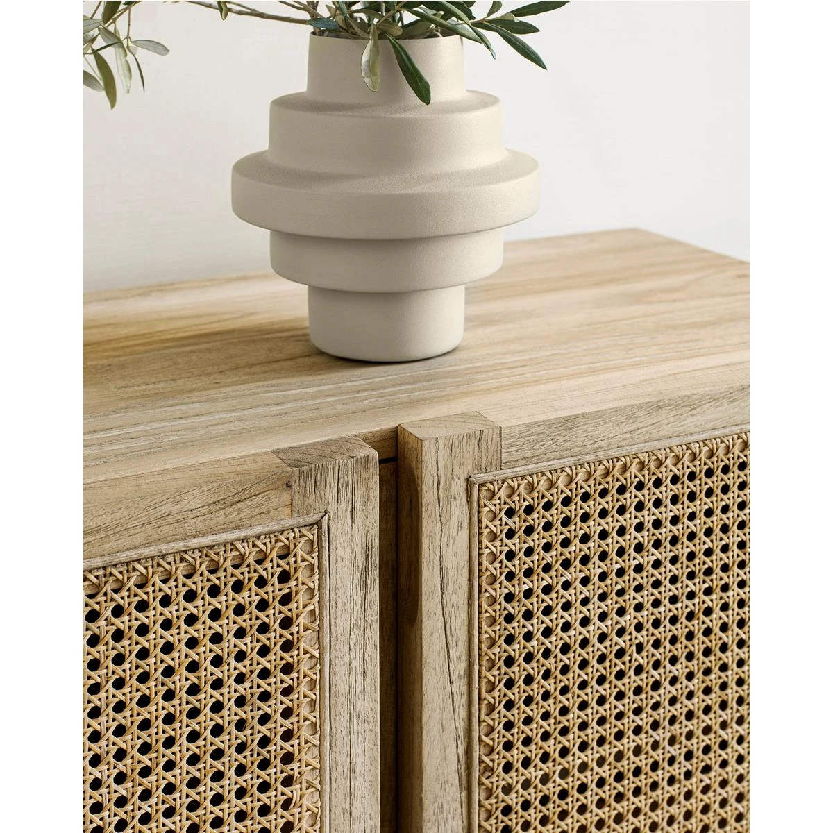 Kave Home - Rexit 4-deurs Massief En Gefineerd Wit Cederhouten 20 Kave Home - Rexit 4-deurs Massief En Gefineerd Wit Cederhouten - Afbeelding 18