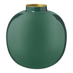 Pip Studio Metalen Vaas H 32 Cm - Donkergroen