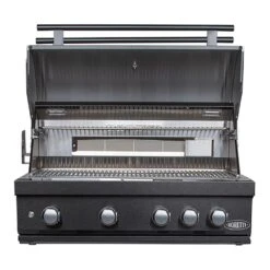 Boretti Imperatore Nero Gasbarbecue - 4 Branders - Built-in Gun Metal -Meubels Voor Thuis 9860968