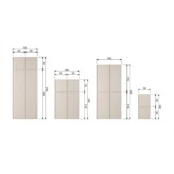 Vtwonen Daily Kast Single - Grenen - Dakargrau -Meubels Voor Thuis 9865394