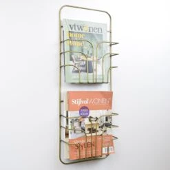 LOFT42 Rowan Large Tijdschriftenrek - Goud - Metaal 10 LOFT42 Rowan Large Tijdschriftenrek - Goud - Metaal -Meubels Voor Thuis 9888117