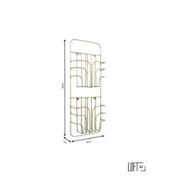 LOFT42 Rowan Large Tijdschriftenrek - Goud - Metaal 12 LOFT42 Rowan Large Tijdschriftenrek - Goud - Metaal -Meubels Voor Thuis 9888124