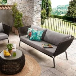 Kave Home Samy Vloerkleed Ø 150 Cm 21 Kave Home Samy Vloerkleed Ø 150 Cm -Meubels Voor Thuis 9891957