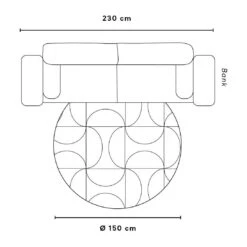Kave Home Samy Vloerkleed Ø 150 Cm 23 Kave Home Samy Vloerkleed Ø 150 Cm -Meubels Voor Thuis 9891959