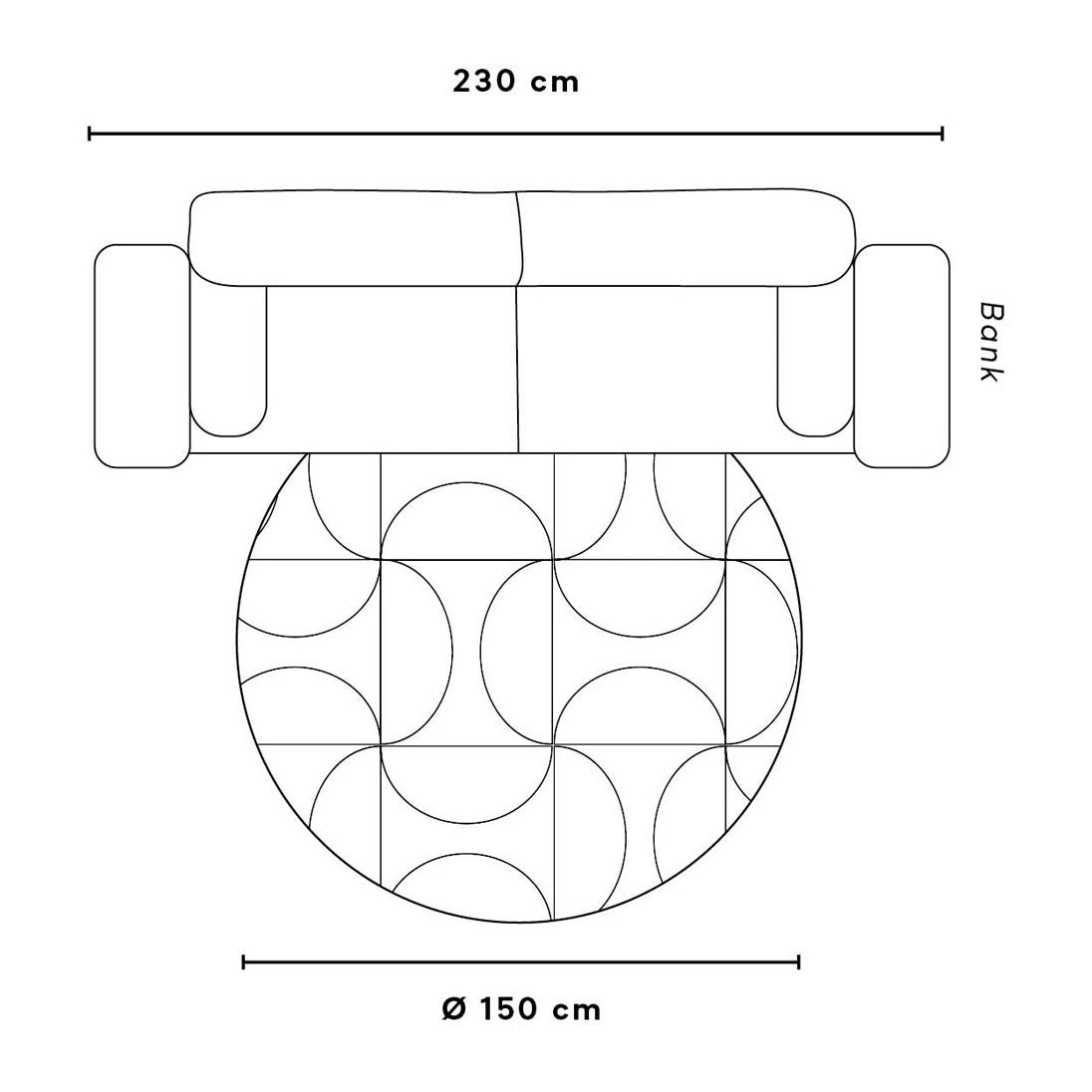 Kave Home Samy Vloerkleed Ø 150 Cm 13 Kave Home Samy Vloerkleed Ø 150 Cm - Afbeelding 11