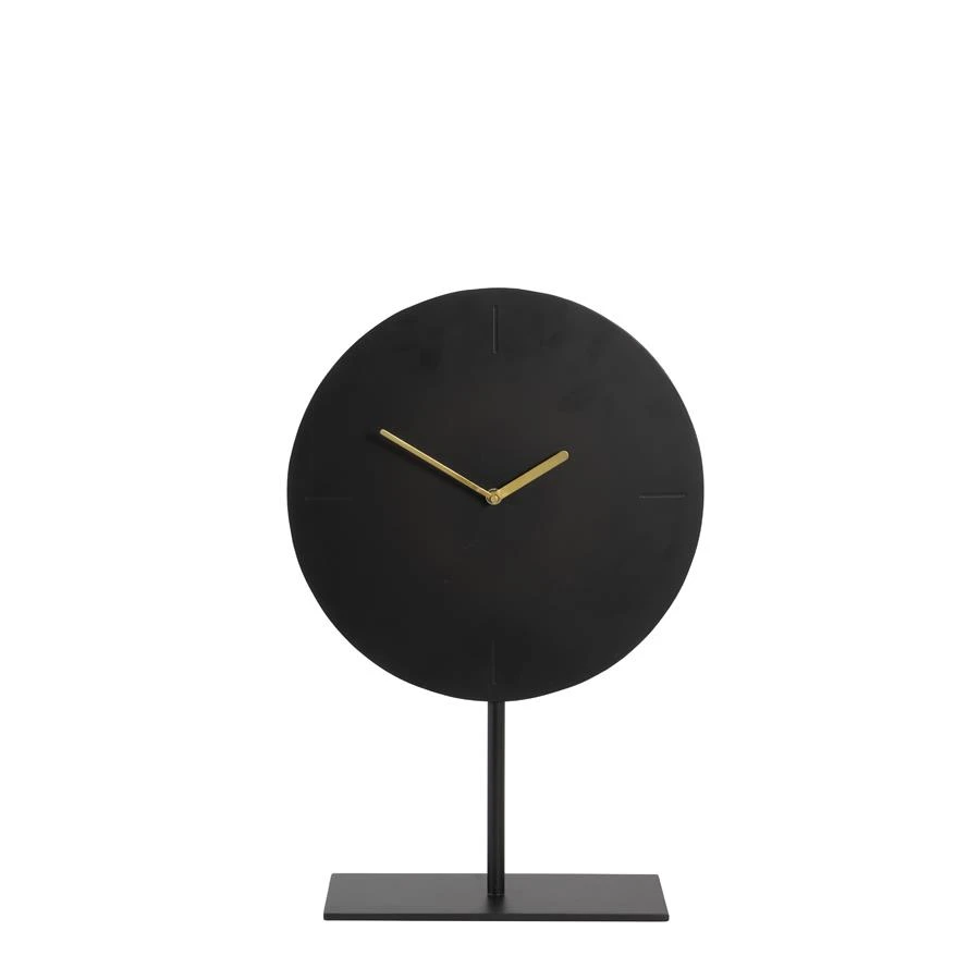 Light & Living - Klok WAIWO - 30x10x45.5 - Zwart 3 Light & Living - Klok WAIWO - 30x10x45.5 - Zwart