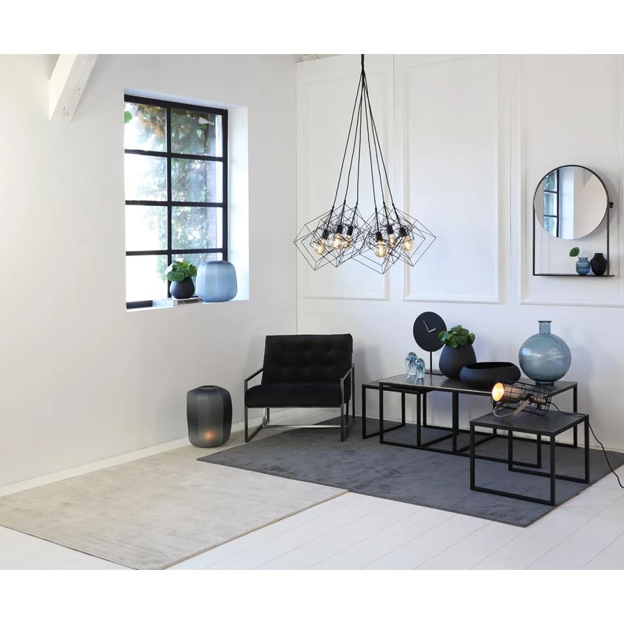 Light & Living - Klok WAIWO - 30x10x45.5 - Zwart 10 Light & Living - Klok WAIWO - 30x10x45.5 - Zwart - Afbeelding 8