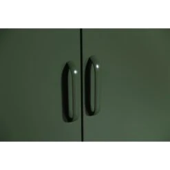 MaximaVida Metalen Kleding Lockerkast Finn Olijfgroen - 4 Schappen -Meubels Voor Thuis 9896062