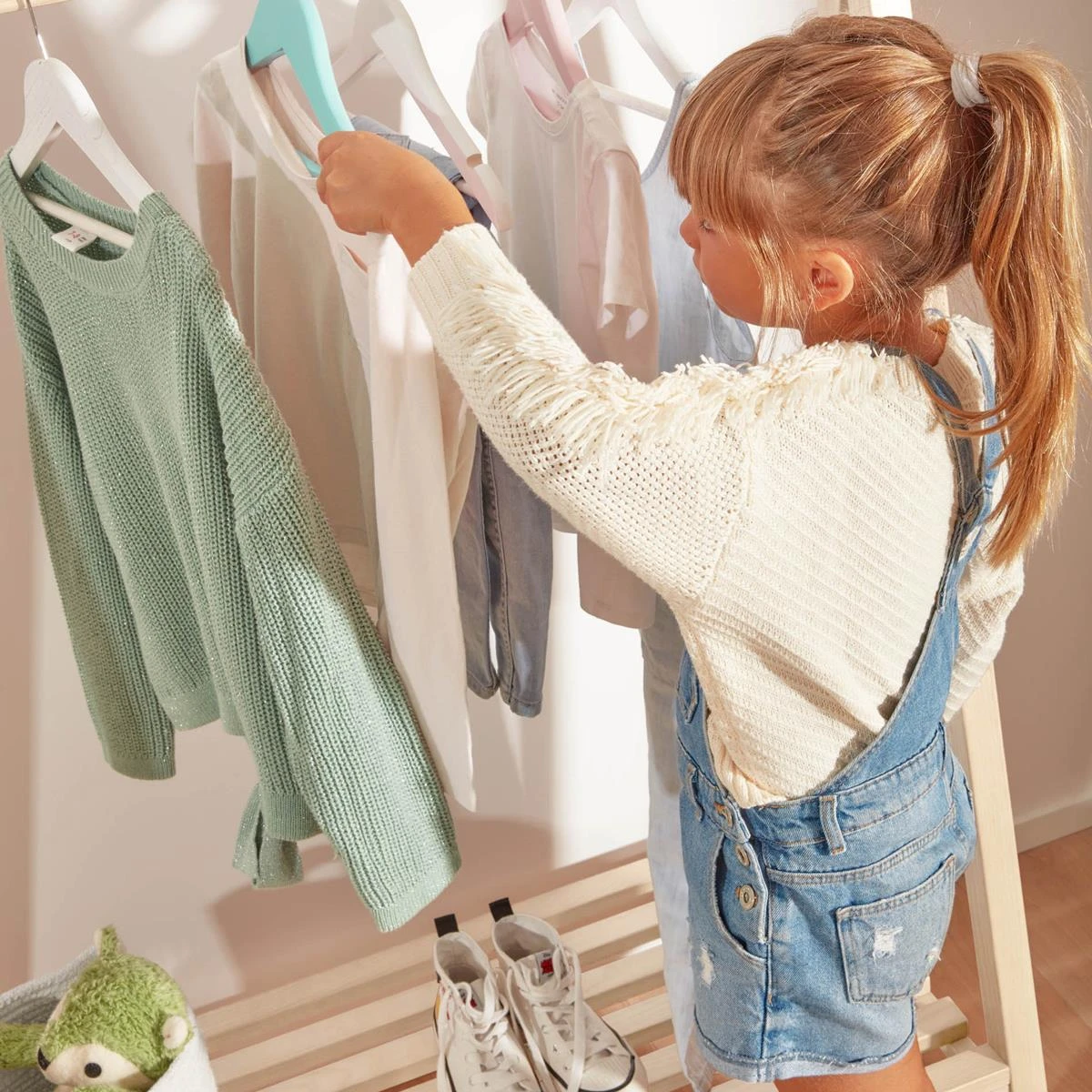 Kave Home Maralis Tipi Kledingrek 100 X 50 Cm 6 Kave Home Maralis Tipi Kledingrek 100 X 50 Cm - Afbeelding 4