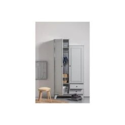 WOOOD Lily Garderobekast - Grenen - Clay - 190x98x41 -Meubels Voor Thuis 9905916