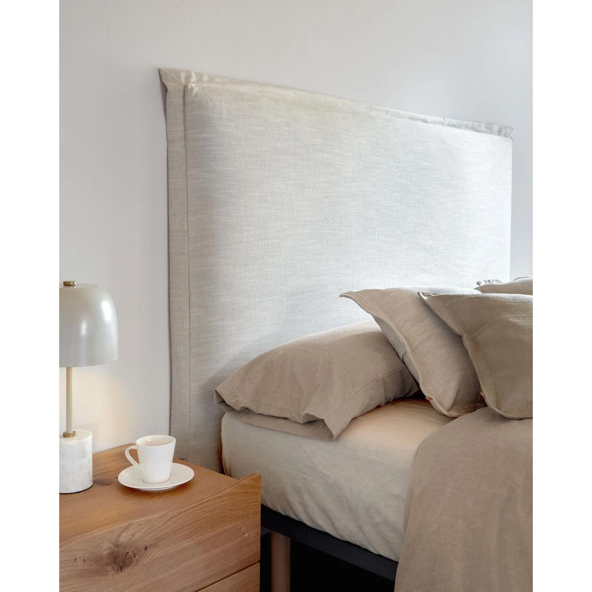 Kave Home - Tanit Hoofdbord Met Afneembare Hoes In Wit Linnen, Voor 7 Kave Home - Tanit Hoofdbord Met Afneembare Hoes In Wit Linnen, Voor - Afbeelding 5