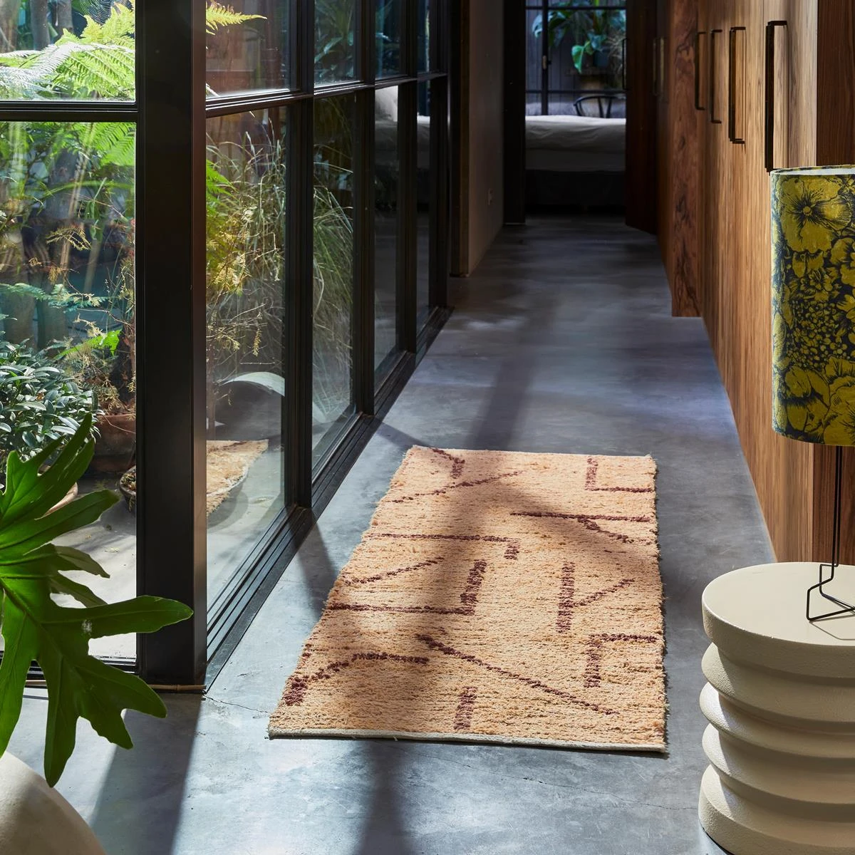 HKliving Handwoven Vloerkleed 70 X 200 Cm - Peach 4 HKliving Handwoven Vloerkleed 70 X 200 Cm - Peach - Afbeelding 2