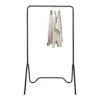 QUVIO Kledingrek Metaal - Zwart -Meubels Voor Thuis 9958943