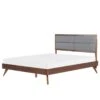 Beliani - POISSY - Tweepersoonsbed - Grijs - 160 X 200 Cm - MDF -Meubels Voor Thuis 9966759