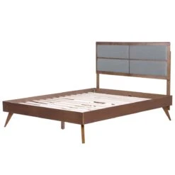 Beliani - POISSY - Tweepersoonsbed - Grijs - 160 X 200 Cm - MDF -Meubels Voor Thuis 9966773