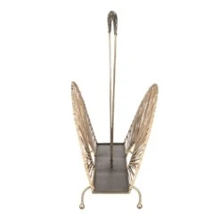 Clayre & Eef Tijdschriftenhouder 40x23x41 Cm Bruin Ijzer Lectuurbak -Meubels Voor Thuis 9980897