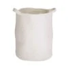 Kave Home - Witte Mand Abeni Van 100% Katoen 30 Cm -Meubels Voor Thuis 9984361