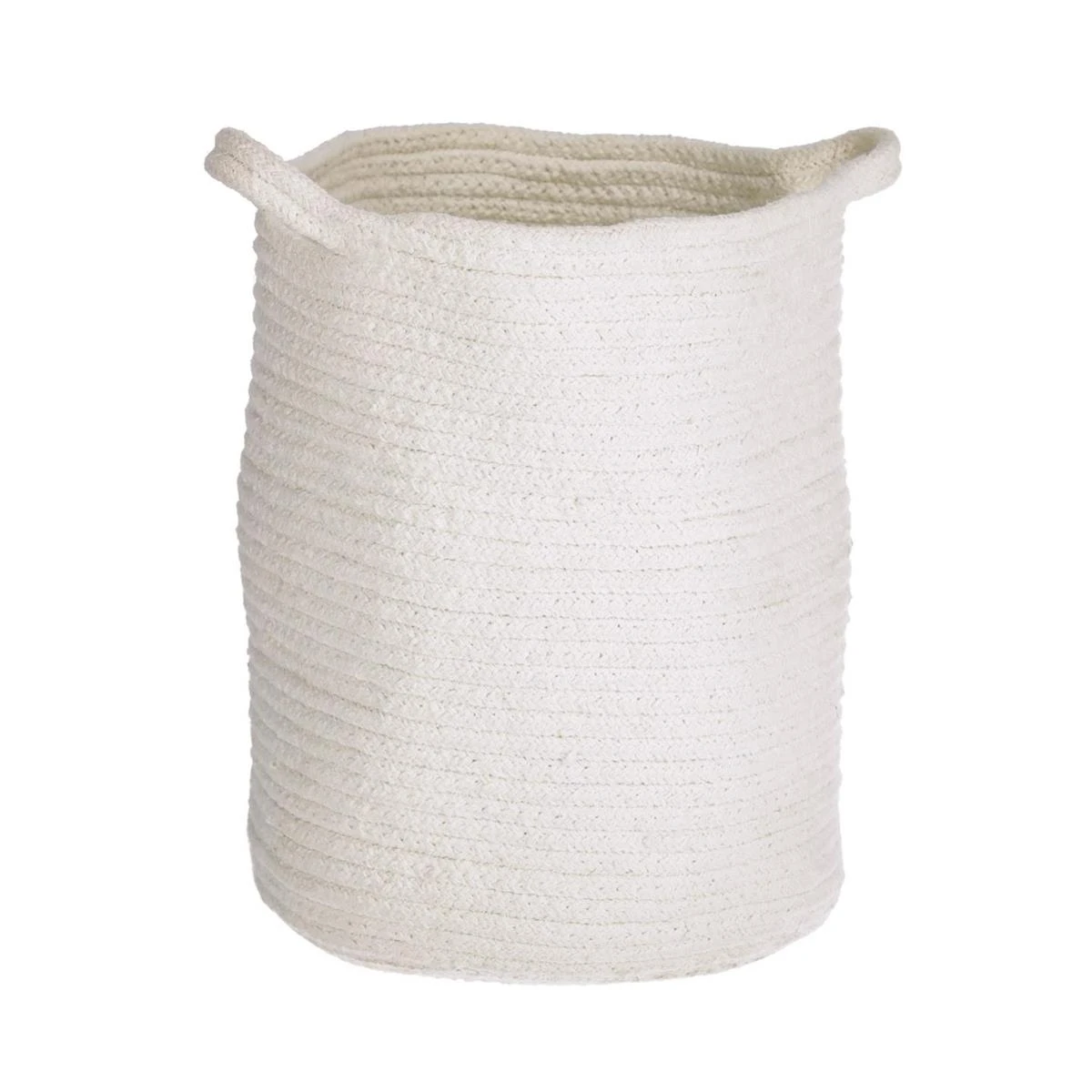 Kave Home - Witte Mand Abeni Van 100% Katoen 30 Cm 3 Kave Home - Witte Mand Abeni Van 100% Katoen 30 Cm