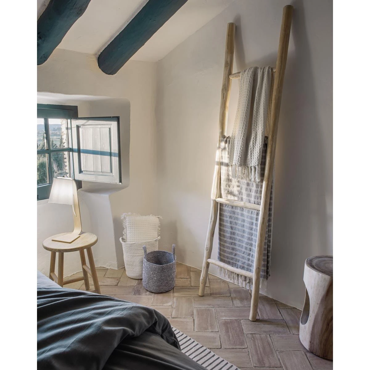 Kave Home - Witte Mand Abeni Van 100% Katoen 30 Cm 4 Kave Home - Witte Mand Abeni Van 100% Katoen 30 Cm - Afbeelding 2