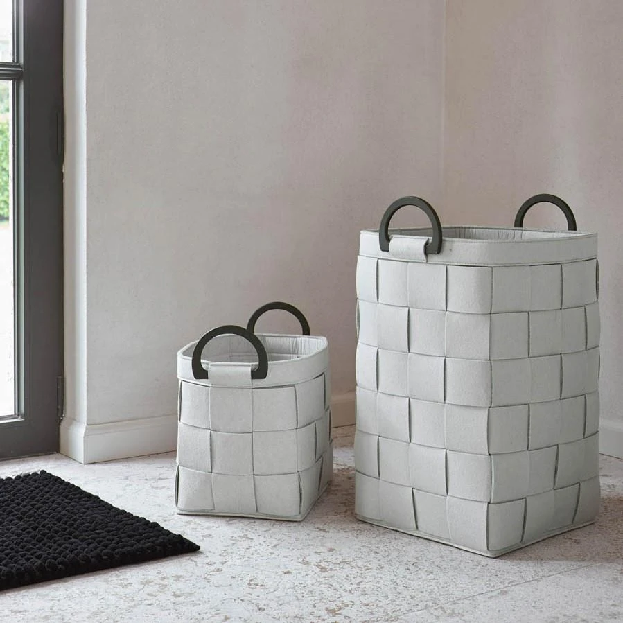 Aquanova Dix Wasmand 66 L - Zilvergrijs 4 Aquanova Dix Wasmand 66 L - Zilvergrijs - Afbeelding 2