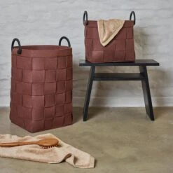 Aquanova Dix Wasmand 66 L - Maroon -Meubels Voor Thuis 9991929