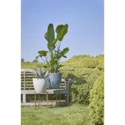 Mica Decorations Bravo Bloempot - H40 X Ø45 Cm - Lichtgrijs Slate -Meubels Voor Thuis 9998363